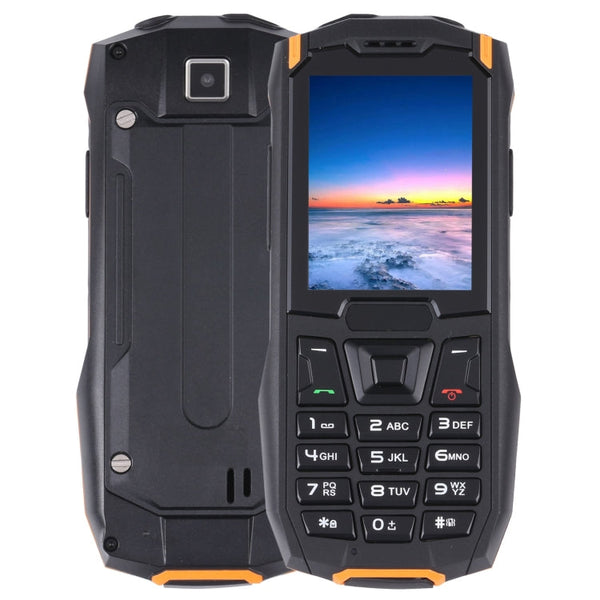 IP68 Waterproof Dustproof Shockproof, 2.4 inch, MTK6261D, 2500mAh Battery, SOS, FM, Dual SIM