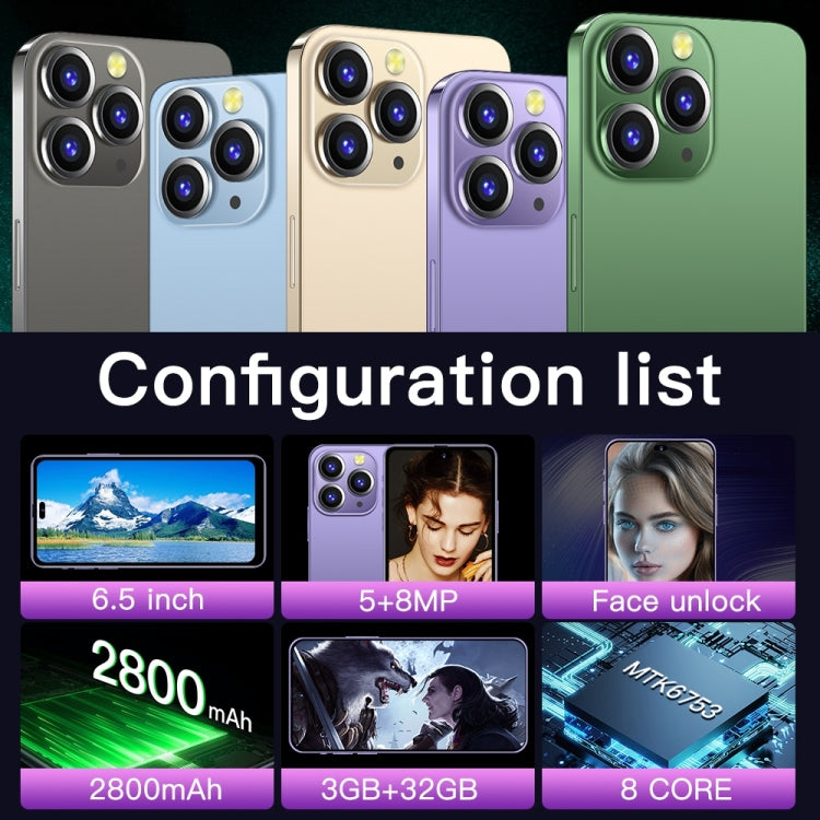 Face Identification, Android 8.1 MTK6753 Octa Core, Network: 4G, 3GB+32GB,Dynamic Island Screen