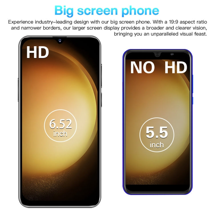 Face Identification, Android 9.1 MTK6580A Quad Core, Network: 3G, S23Ultra / D15