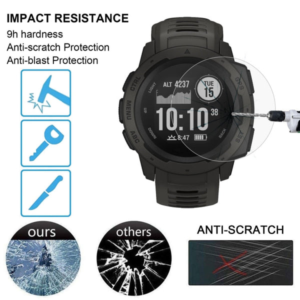 ENKAY Hat-Prince for 39mm Diameter Circular Dial Smart Watch 0.2mm 9H Surface Hardness 2.15D Curved Explosion-proof Tempered Glass Screen Film