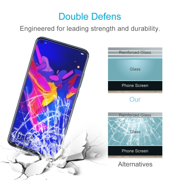 100 PCS 0.26mm 9H 2.5D Explosion-proof Tempered Glass Film for Huawei Honor View 20