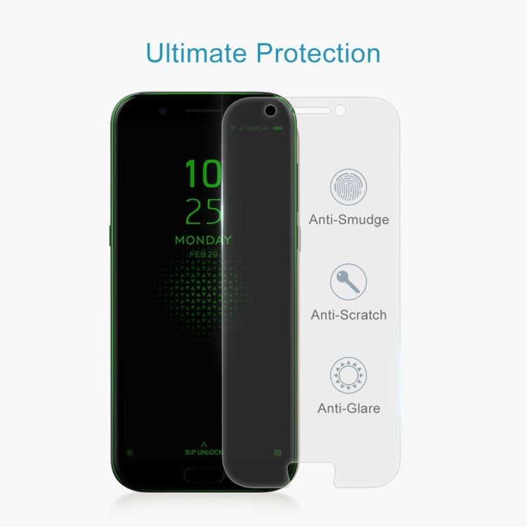 100 PCS 0.26mm 9H 2.5D Tempered Glass Film for Xiaomi Black Shark