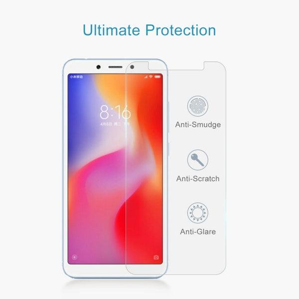 10PCS 9H 2.5D Tempered Glass Film for Xiaomi Redmi 6A