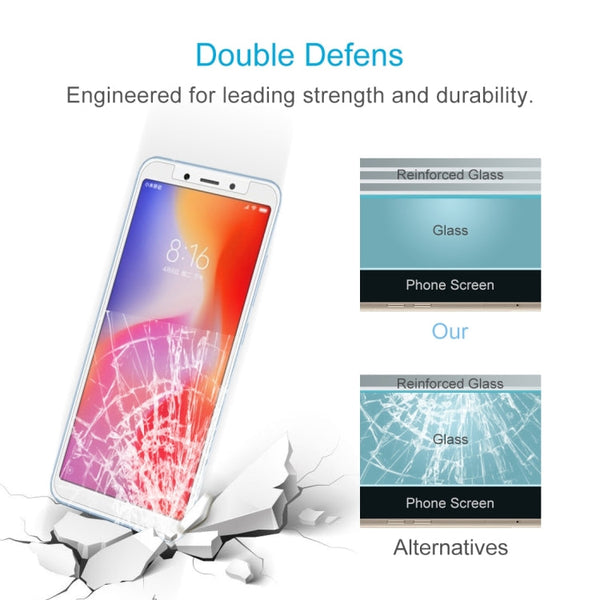 10PCS 9H 2.5D Tempered Glass Film for Xiaomi Redmi 6A