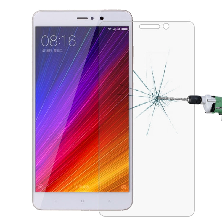 100 PCS for Xiaomi Mi 5s Plus 0.26mm 9H Surface Hardness 2.5D Explosion-proof Tempered Glass Screen Film