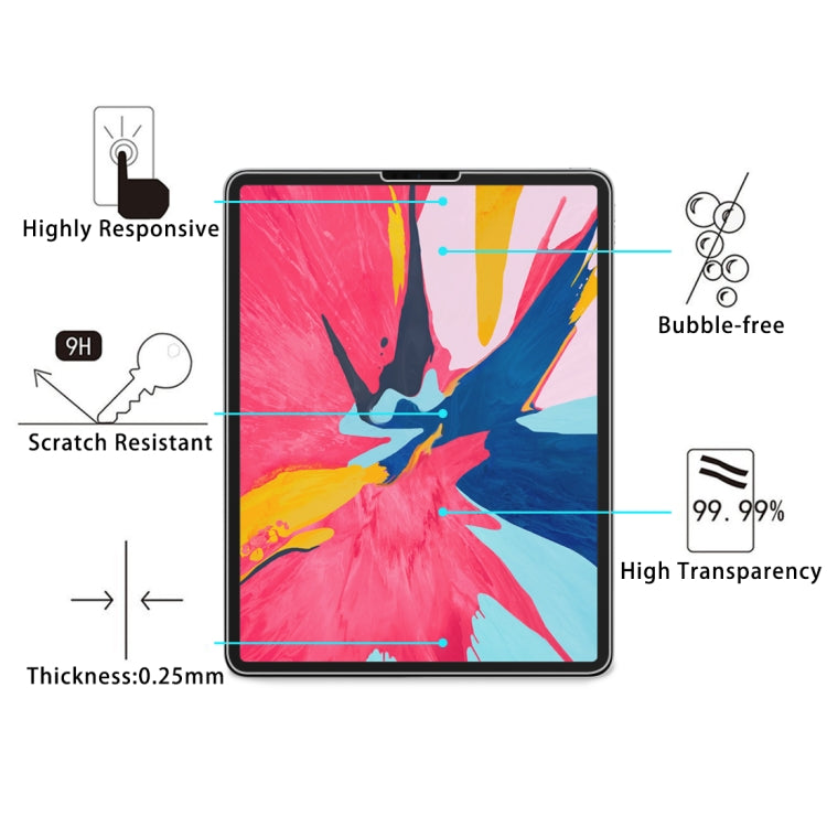 0.26mm 9H Surface Hardness 2.5D Explosion-proof Tempered Glass Film for iPad Pro 11 2018/2020/2021/2022 / iPad Air 4&5 10.9, For iPad Pro 11 2018/2020/2021/2022 / Air 4&5 10.9(2.5D)