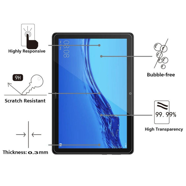 0.26mm 9H Surface Hardness Explosion-proof Tempered Glass Film for Huawei MediaPad T5 10.1