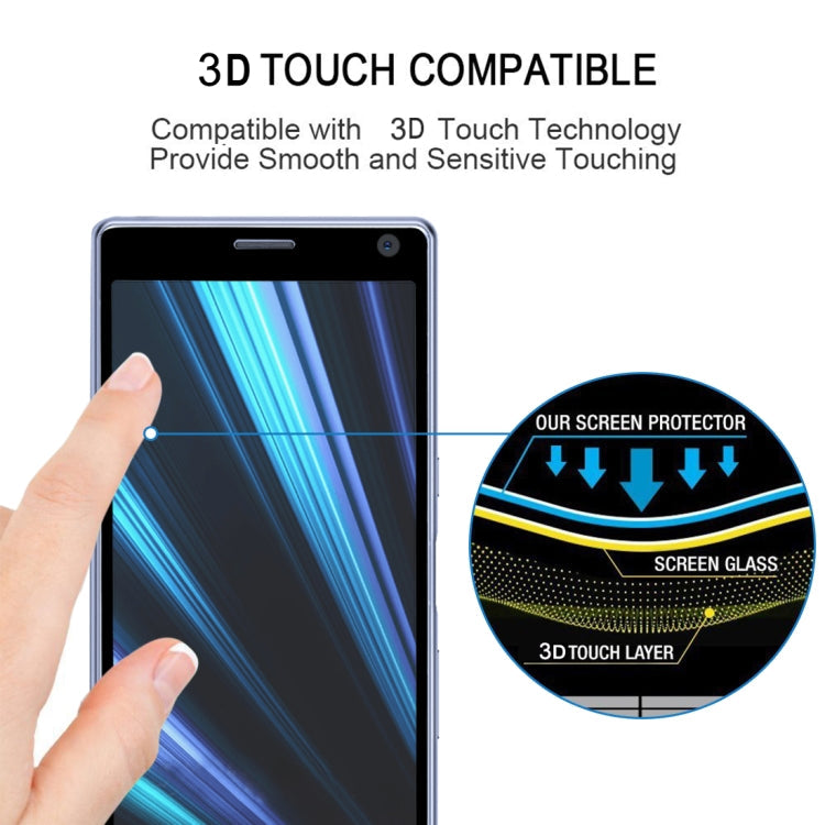 0.3mm 9H 3D Full Screen Tempered Glass Film for Sony Xperia XA3