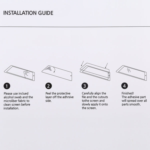 25 PCS 3H Professional Paper Textured Screen Film Pencil Sketch Film for Microsoft Surface Pro 4 / 5 / 6 / 7