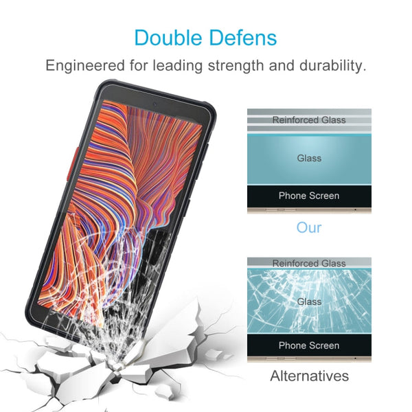 For Samsung Galaxy Xcover 5 10 PCS 0.26mm 9H Surface Hardness 2.5D Explosion-proof Tempered Glass Non-full Screen Film, For Samsung Galaxy Xcover 5 (10 PCS)