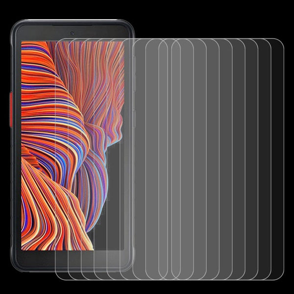 For Samsung Galaxy Xcover 5 10 PCS 0.26mm 9H Surface Hardness 2.5D Explosion-proof Tempered Glass Non-full Screen Film, For Samsung Galaxy Xcover 5 (10 PCS)