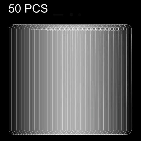 50 PCS for Huawei Y6 (2017) 0.26mm 9H Surface Hardness 2.5D Explosion-proof Tempered Glass Non-full Screen Film, No Retail Package