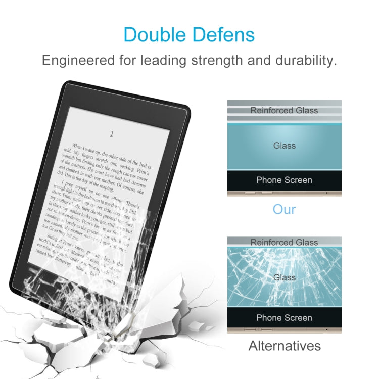 9H 2.5D Frosted Explosion-proof Tempered Glass Film for Amazon Kindle Paperwhite Lite