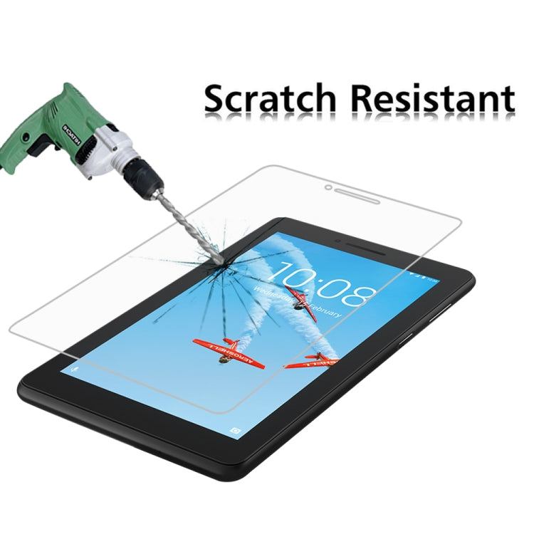 0.4mm 9H Surface Hardness Full Screen Tempered Glass Film for Lenovo Tab E7