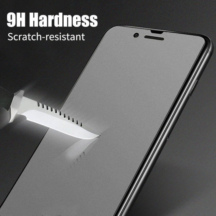 50 PCS Non-Full Matte Frosted Tempered Glass Film for Galaxy J4, No Retail Package
