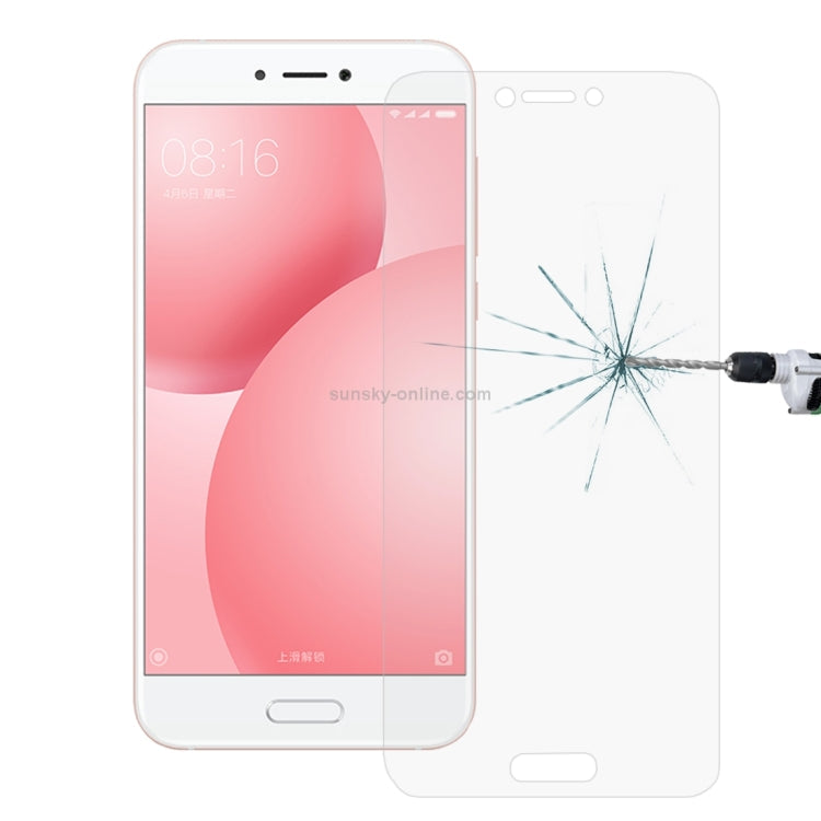 10 PCS for Xiaomi Mi 5c 0.26mm 9H Surface Hardness Explosion-proof Non-full Screen Tempered Glass Screen Film