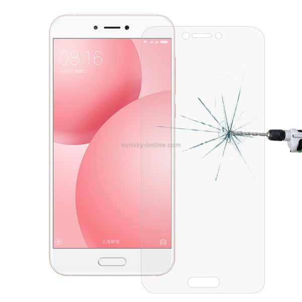 10 PCS for Xiaomi Mi 5c 0.26mm 9H Surface Hardness Explosion-proof Non-full Screen Tempered Glass Screen Film