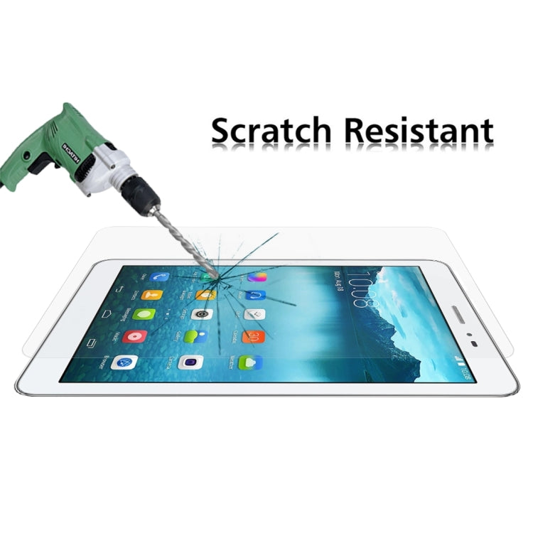 2 PCS 8 inch Universal 0.4mm 9H Surface Hardness Tempered Glass Screen Protector