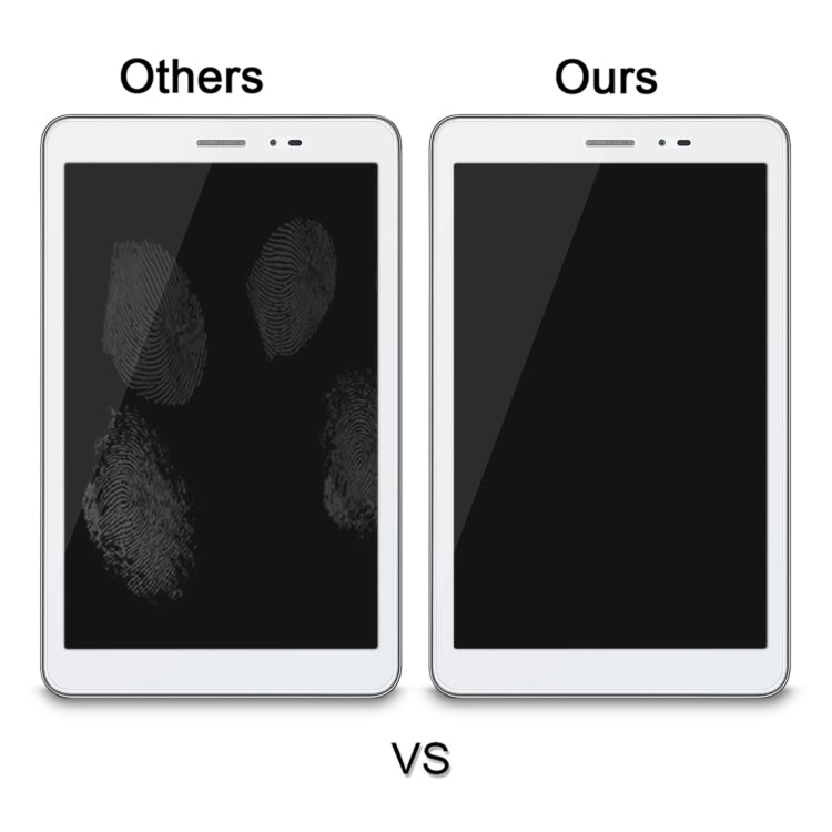 2 PCS 8 inch Universal 0.4mm 9H Surface Hardness Tempered Glass Screen Protector