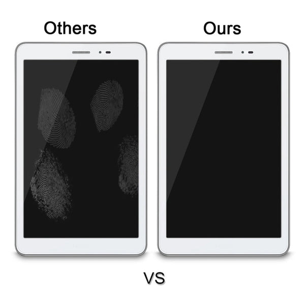 2 PCS 8 inch Universal 0.4mm 9H Surface Hardness Tempered Glass Screen Protector