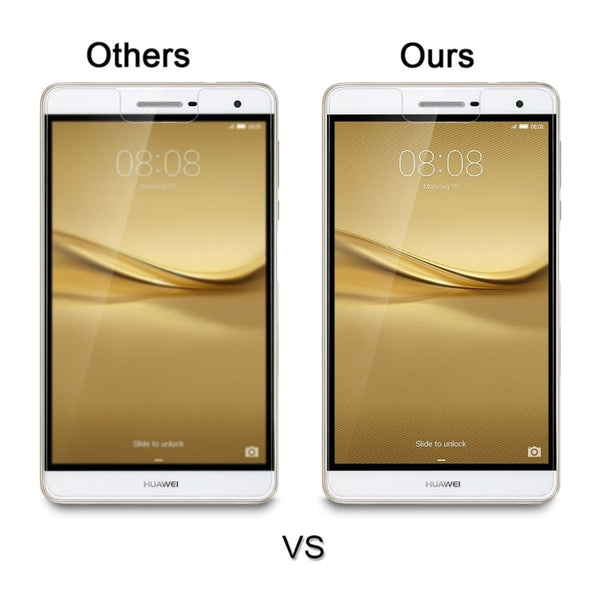 2 PCS 7 inch Universal 0.4mm 9H Surface Hardness Tempered Glass Screen Protector