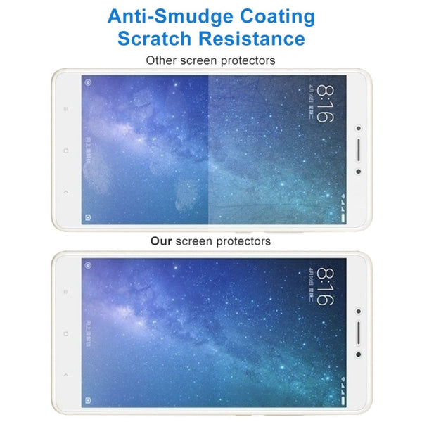 10 PCS for  Xiaomi Mi Max 2 0.3mm 9H Surface Hardness 2.5D Explosion-proof Non-full Screen Tempered Glass Screen Film