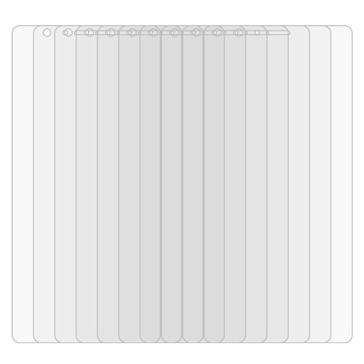 50 PCS 0.26mm 9H 2.5D Tempered Glass Film for Huawei P9 lite, No Retail Package