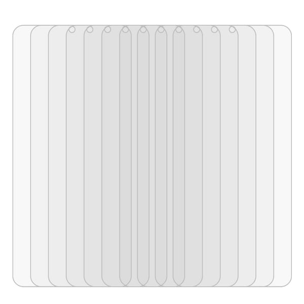 50 PCS 0.26mm 9H 2.5D Tempered Glass Film for Huawei Y6 2019, No Retail Package