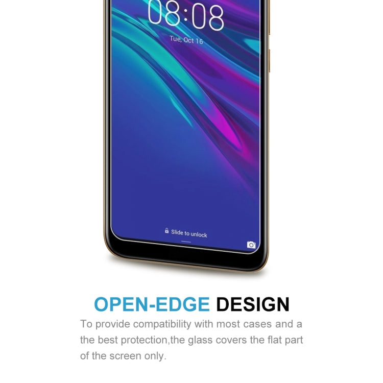 50 PCS 0.26mm 9H 2.5D Tempered Glass Film for Huawei Y6 2019, No Retail Package
