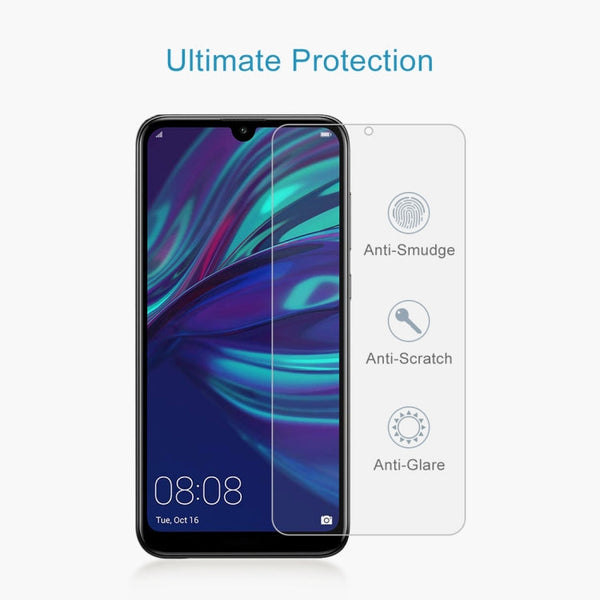50 PCS 0.26mm 9H 2.5D Tempered Glass Film for Huawei Y7 2019, No Retail Package