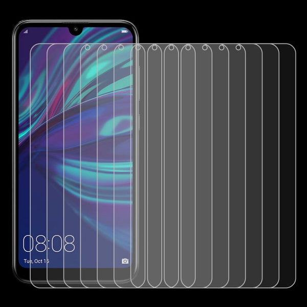 50 PCS 0.26mm 9H 2.5D Tempered Glass Film for Huawei Y7 2019, No Retail Package