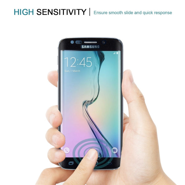 25 PCS For Galaxy S6 Edge 0.2mm 9H Surface Hardness 3D Curved Surface Full Screen Cover Explosion-proof Tempered Glass Film