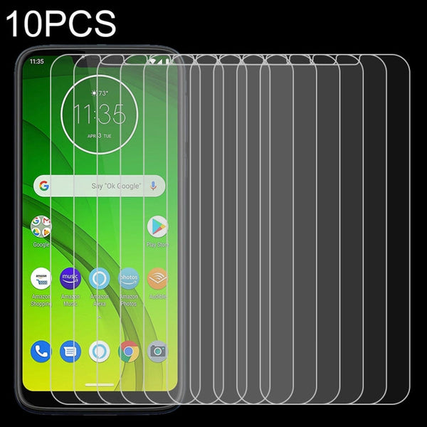 10 PCS 0.26mm 9H 2.5D Tempered Glass Film for Motorola Moto G7 Plower