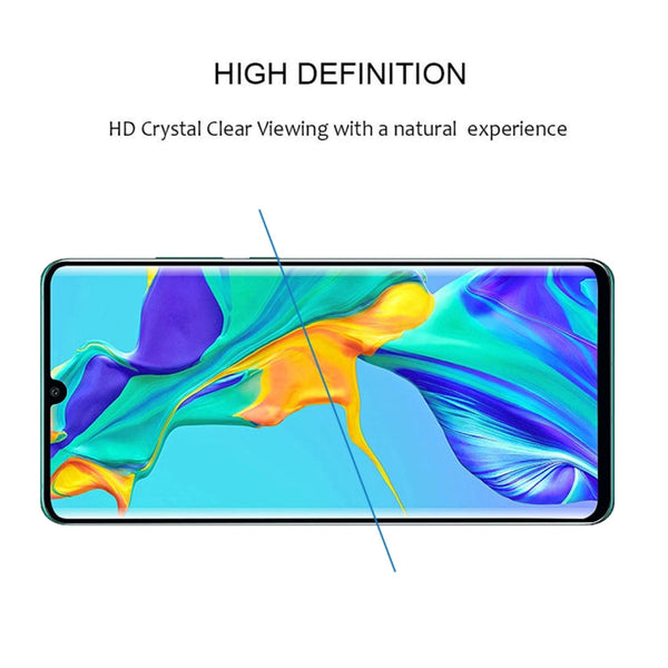 Edge Glue 3D Curved Edge Full Screen Tempered Glass Film for Huawei P30 Pro