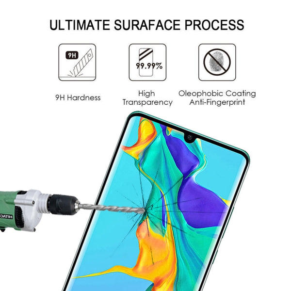 Edge Glue 3D Curved Edge Full Screen Tempered Glass Film for Huawei P30 Pro