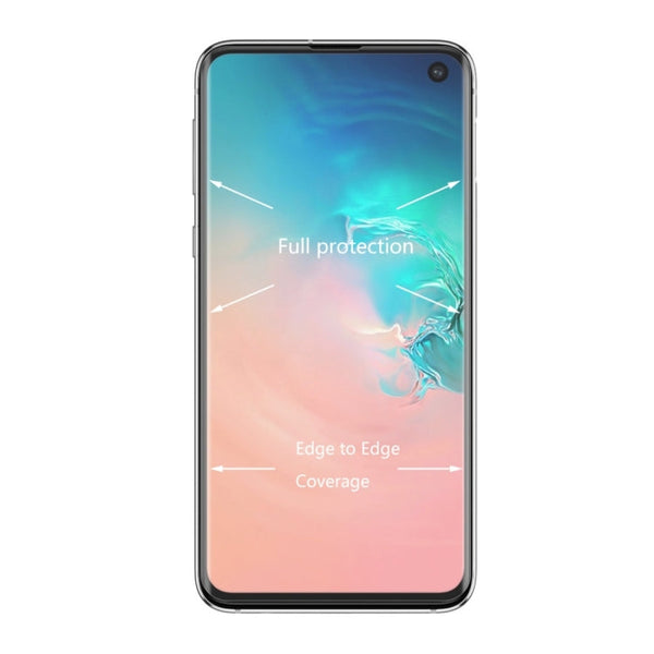 25 PCS Edge Glue 3D Curved Edge Full Screen Tempered Glass Film for Galaxy S10, Fingerprint Unlock Is Not Supported