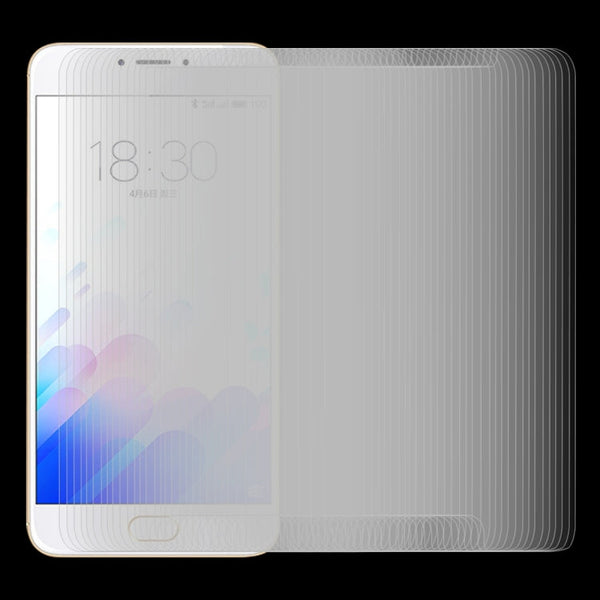 100 PCS for Meizu M3 Note / Meilan Note 3 0.26mm 9H Surface Hardness 2.5D Explosion-proof Tempered Glass Screen Film