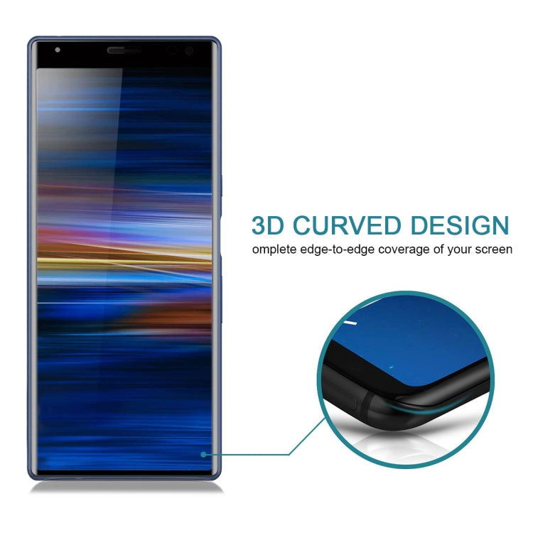 9H 3D Curved Full Screen Tempered Glass Film for Sony Xperia 10