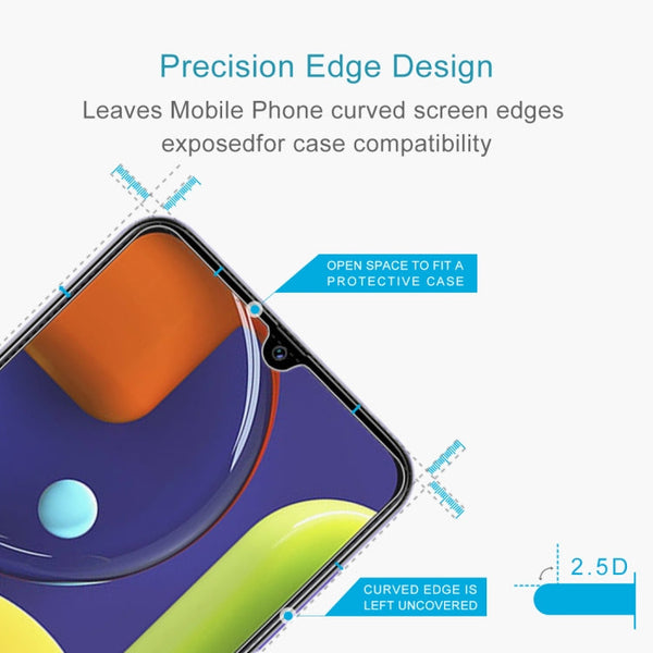 50 PCS For Galaxy A50s 2.5D Non-Full Screen Tempered Glass Film, For Galaxy A50s (50 PCS)