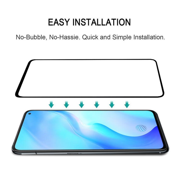 25 PCS For Vivo X30 Full Glue Full Cover Screen Protector Tempered Glass Film