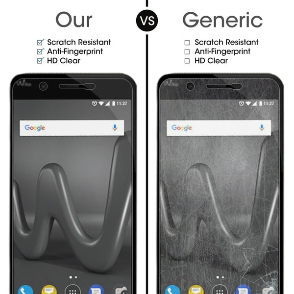 2 PCS for Wiko Harry 0.26mm 9H Surface Hardness 2.5D Curved Edge Tempered Glass Screen Protector