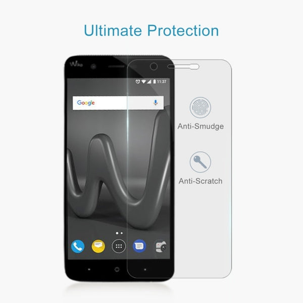2 PCS for Wiko Harry 0.26mm 9H Surface Hardness 2.5D Curved Edge Tempered Glass Screen Protector