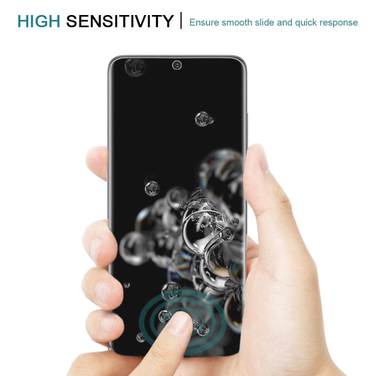 25pcs For Galaxy S20 Ultra 9H HD 3D Curved Edge Tempered Glass Film (Transparent)