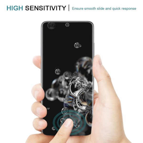 25pcs For Galaxy S20 Ultra 9H HD 3D Curved Edge Tempered Glass Film (Transparent)