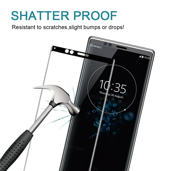 9H 3D Curved Full Screen Tempered Glass Film for Sony Xperia XZ4