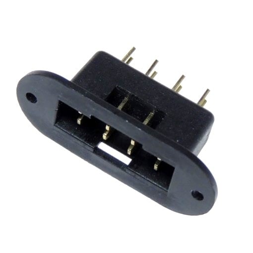 Black Moulded MPX Connectors (Pair)