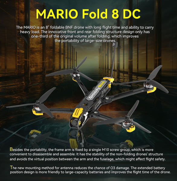 SpeedyBee Mario 8 DC Foldable Frame