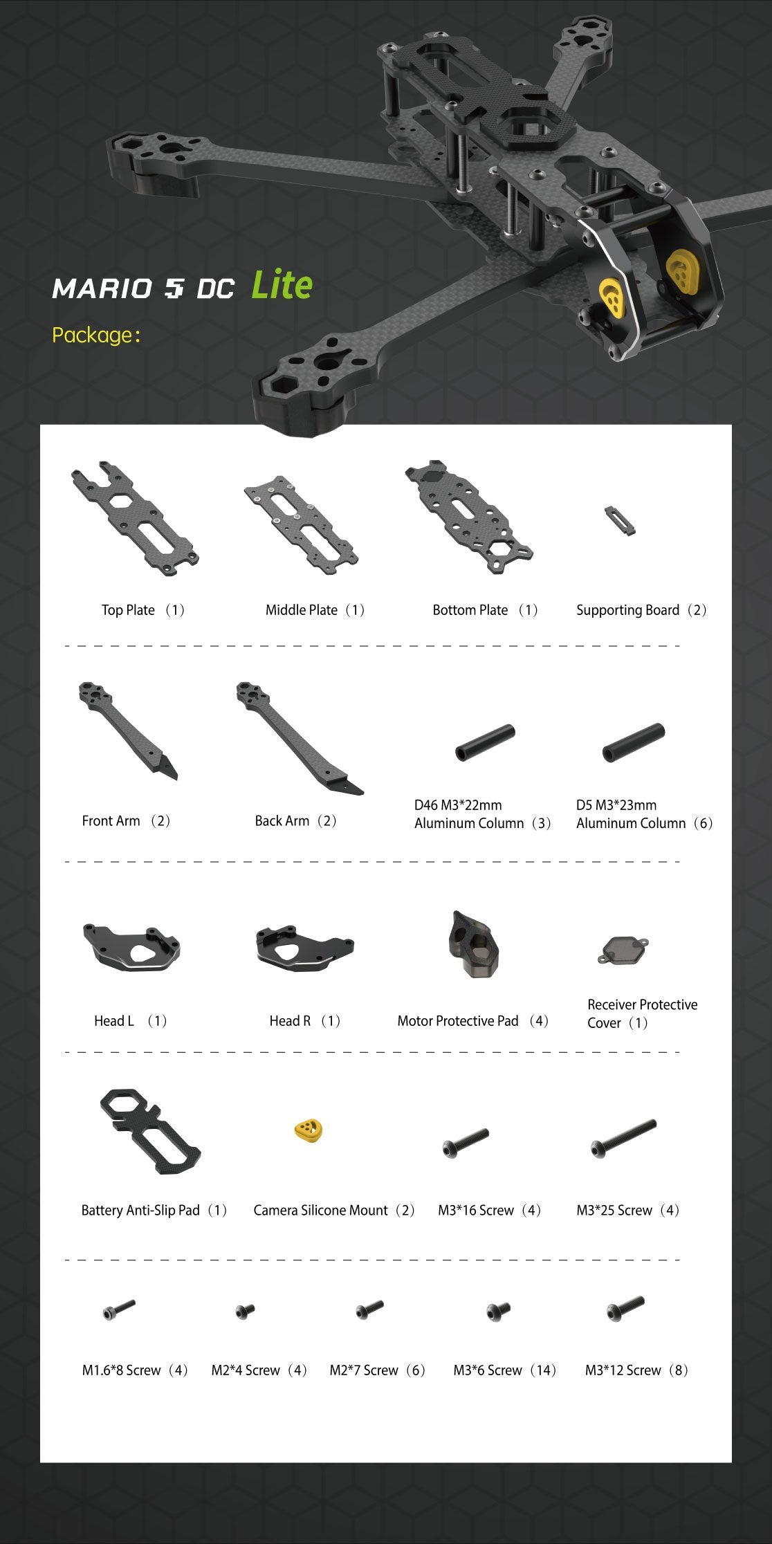 SpeedyBee Mario 5 Frame