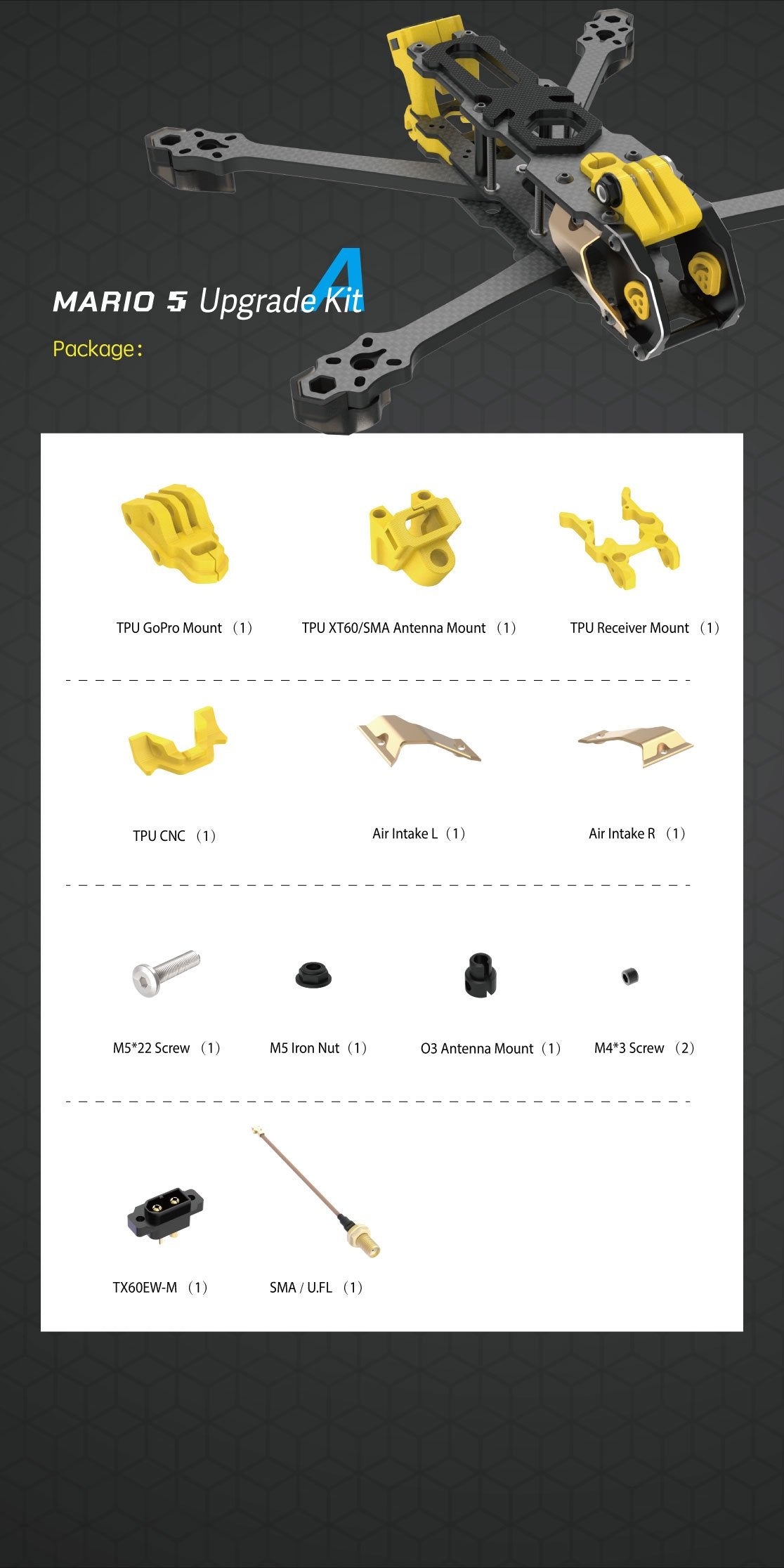 SpeedyBee Mario 5 Frame