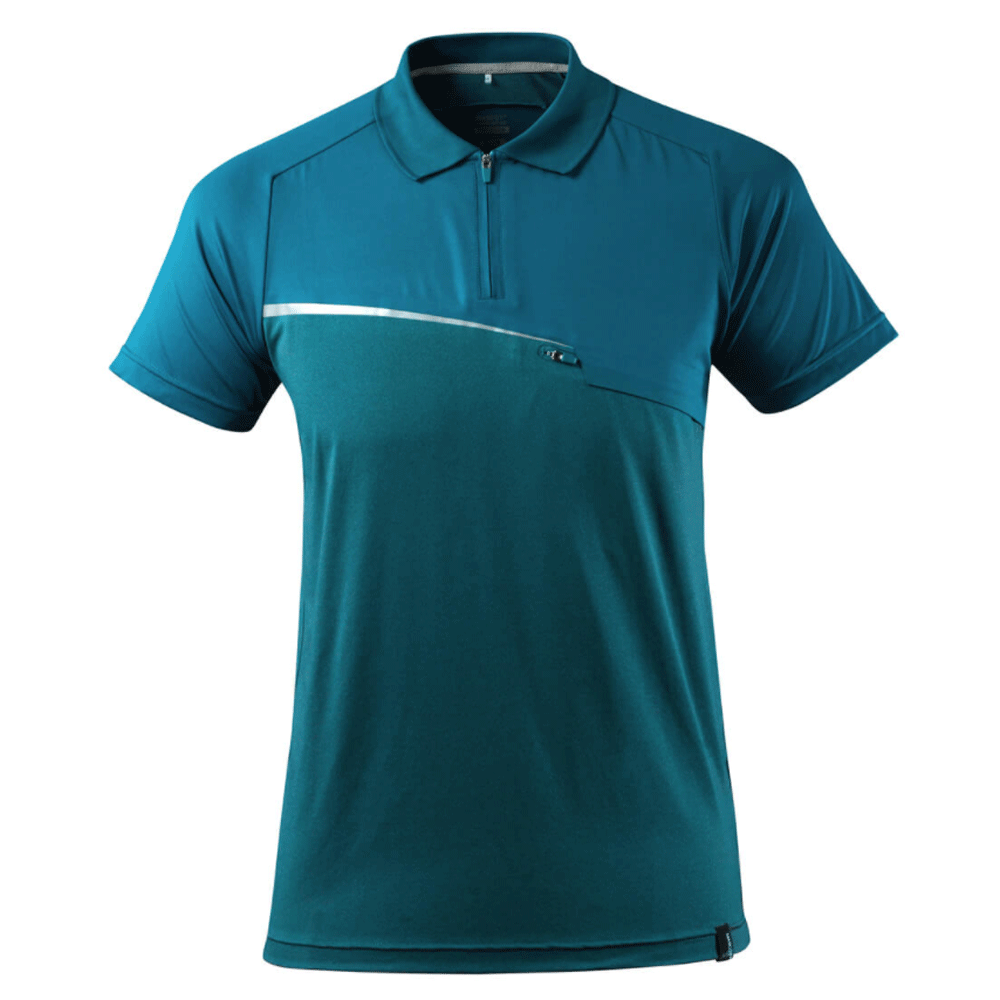 Mascot Advanced 17283 Moisture Wicking 1/4 Zip Polo T-Shirt Various Colours